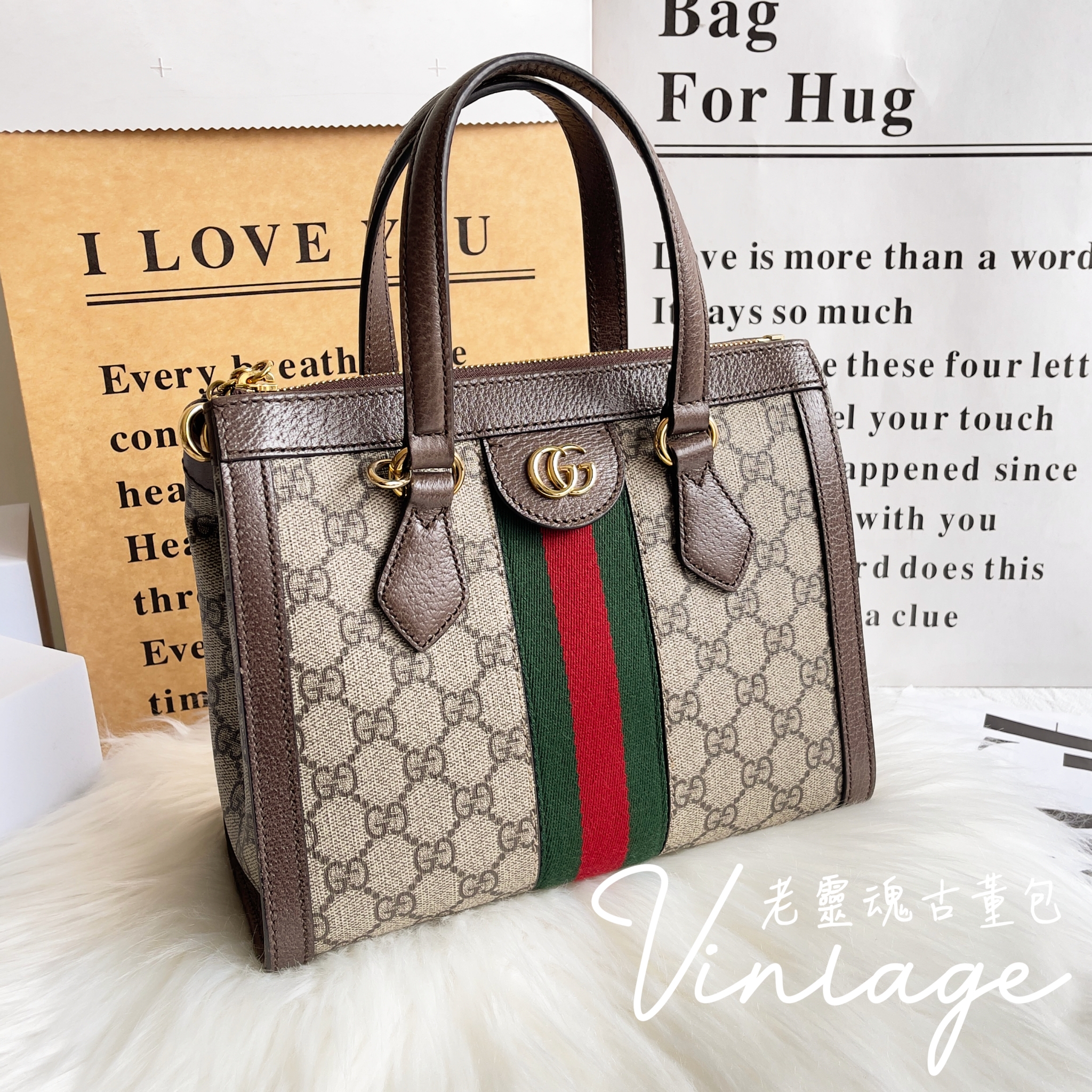 GUCCI Ophidia 系列小托特包